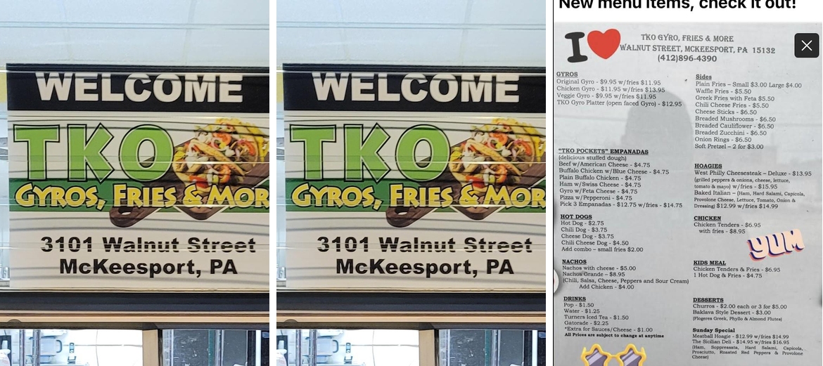 TKO gyros fries and more