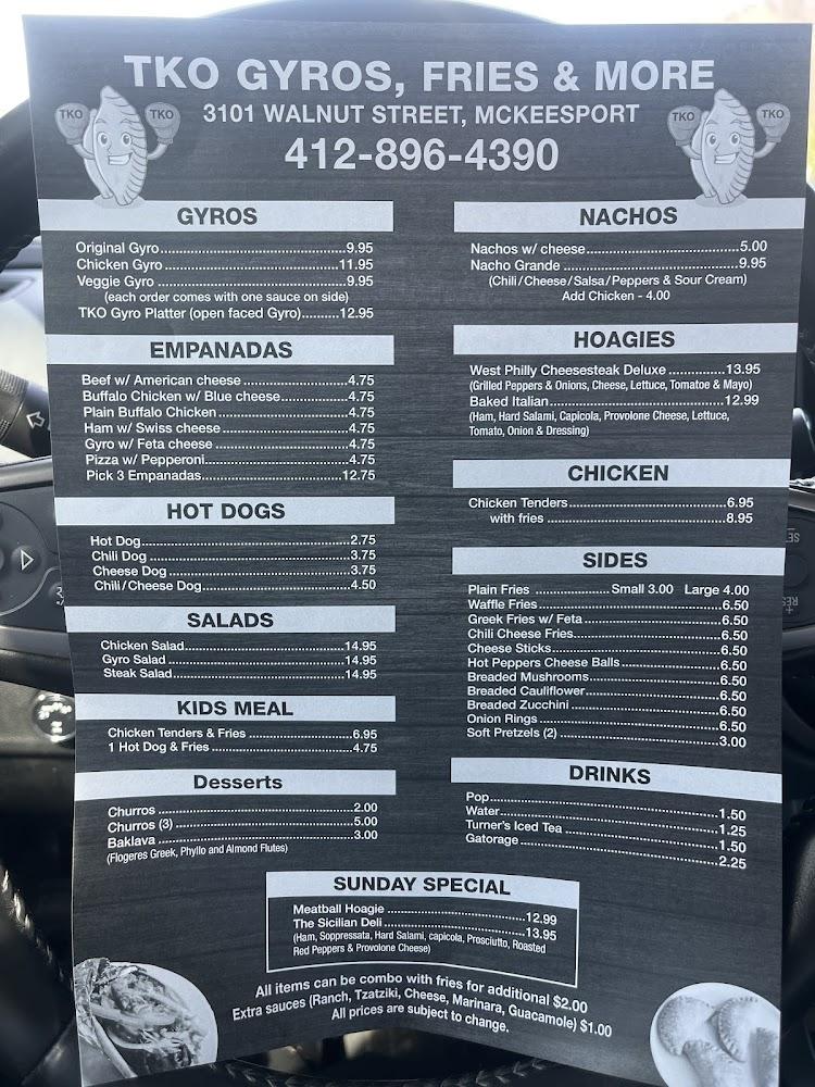 TKO gyros fries and more Original Gyro