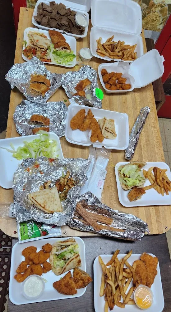 TKO Gyro Platter Open Faced Gyro
